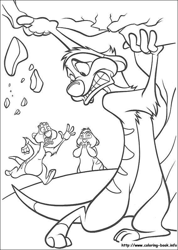 The Lion King 3 coloring picture